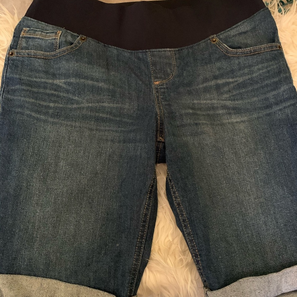 Maternity Denim Shorts